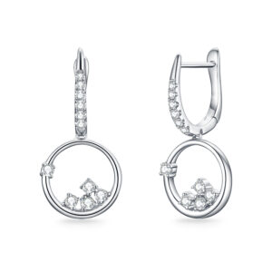 Brilliant Thing Diamond Dangle Earrings