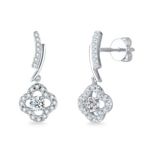 Happy Soul Diamond Dangle Earrings