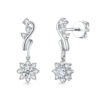 Golden Time Diamond Dangle Earrings