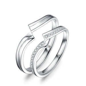 Cặp nhẫn cưới kim cương Marry Me