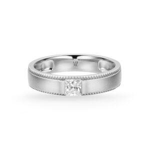 Nhẫn cưới nam vàng trắng Wedding Vows