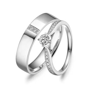 Cặp nhẫn cưới kim cương Forever With You