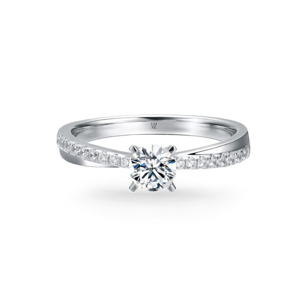 Nhẫn cưới nữ kim cương Aurora