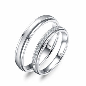 Our Fated Love Diamond Wedding Rings