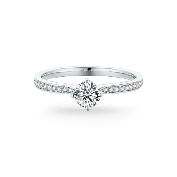 Nhẫn cầu hôn kim cương Trust Me Ring(WG)