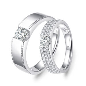 Cặp nhẫn cưới kim cương Heavenly Marriage