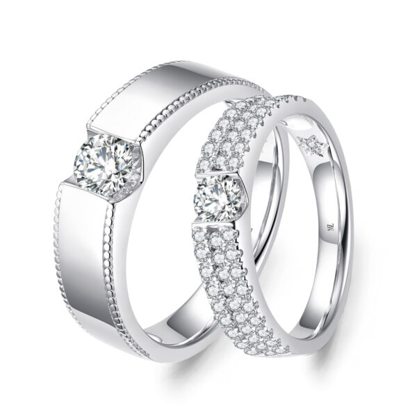 Cặp nhẫn cưới kim cương Heavenly Marriage