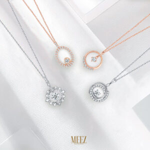 Mặt dây chuyền đính kim cương Sparkling Aurora