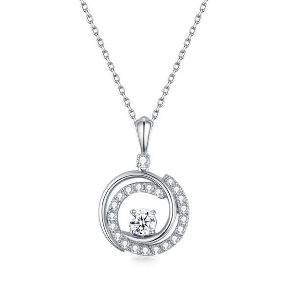 Mặt dây chuyền đính kim cương Sparkling Aurora