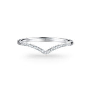 Pretty Lady V Shape Diamond Ring