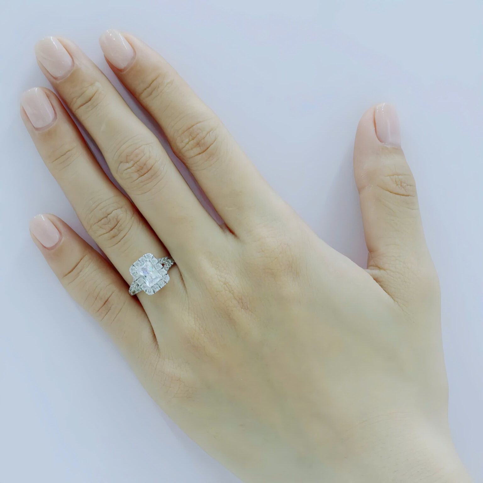 My Queen of April Diamond Engagement Ring