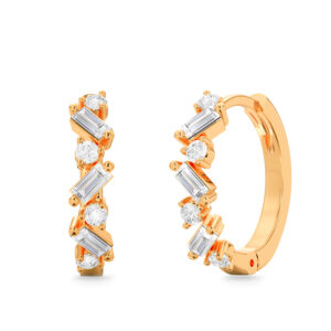 Silko Diamond Hoop Earrings