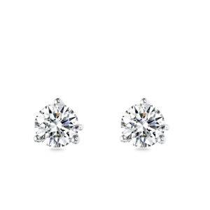 Paige 3-Prong Diamond Stud Earrings