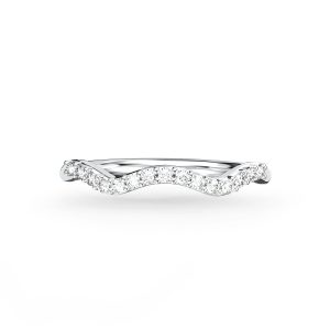 Farah Diamond Wave Ring