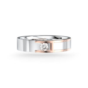 The Heart’s Choice Men's Diamond Wedding Ring