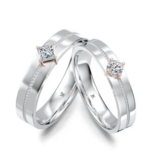 You Are My Blessing Diamond Wedding Rings