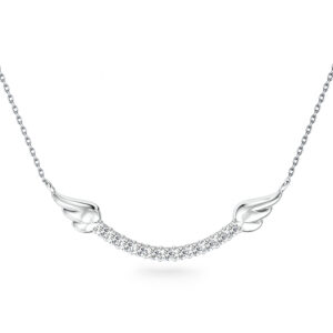 Angel Wings Diamond Necklace