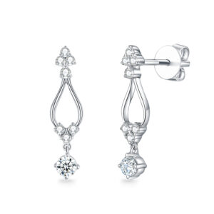 Be Yourself Diamond Dangle Earrings