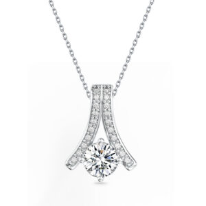 Flowing Light Diamond Pendant