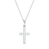 Cute Diamond Cross Pendant
