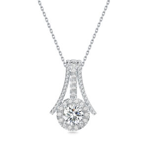Gloria Diamond Halo Pendant