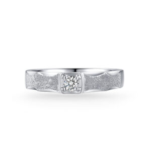 True love Men's Diamond Wedding Ring