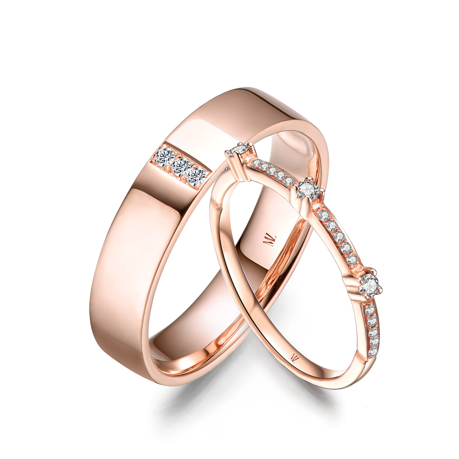 Cặp nhẫn cưới kim cương Jayden's Promise Cặp nhẫn cưới kim cương Jayden's Promise