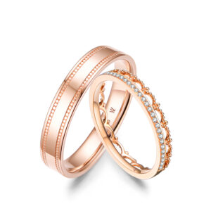 Cặp nhẫn cưới kim cương Jack's Promise