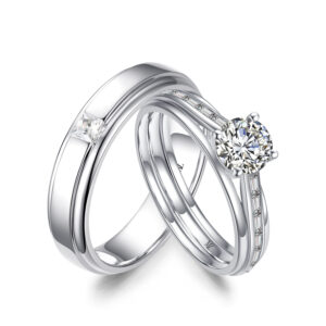 Cặp nhẫn cưới kim cương Evan’s Promise