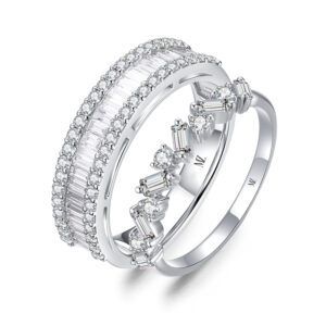 Cặp nhẫn cưới kim cương Nolan's Promise