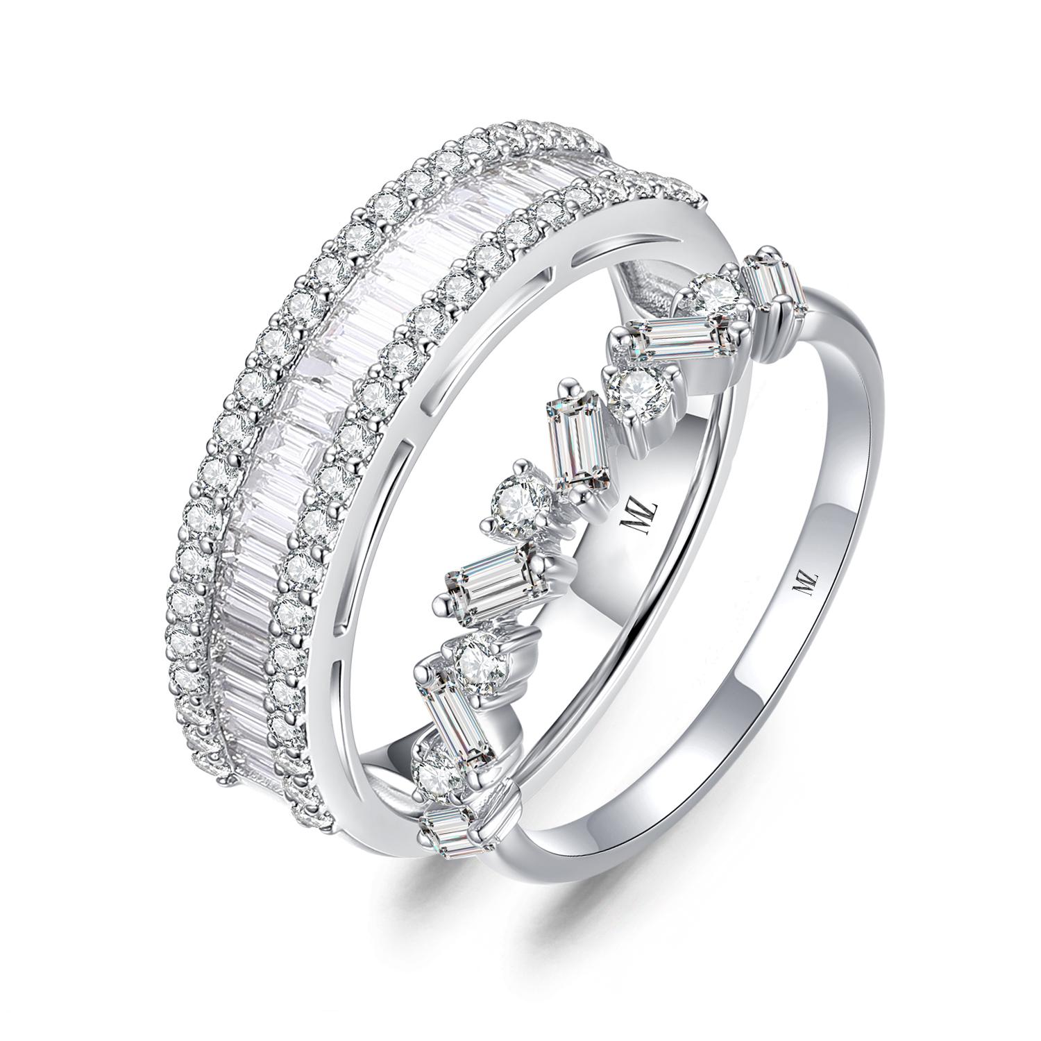 Cặp vòng cưới kim cương Nolan's Promise