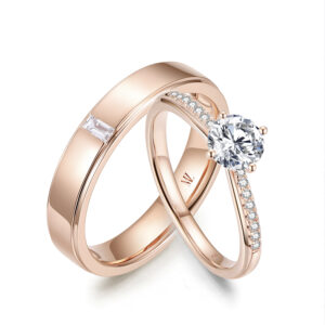Cặp nhẫn cưới kim cương Henry's Promise