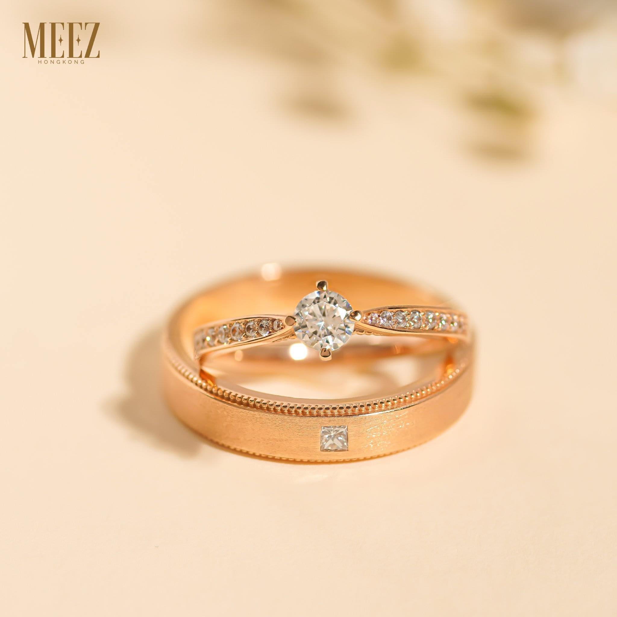 Mẫu nhẫn cưới đẹp vàng 18k món đồ trang sức không thể thiếu trong ngày cưới