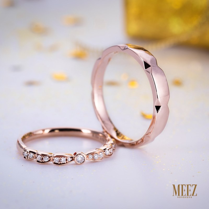Nhẫn cặp tình nhân vàng 18k biểu tượng của tình yêu vĩnh cửu
