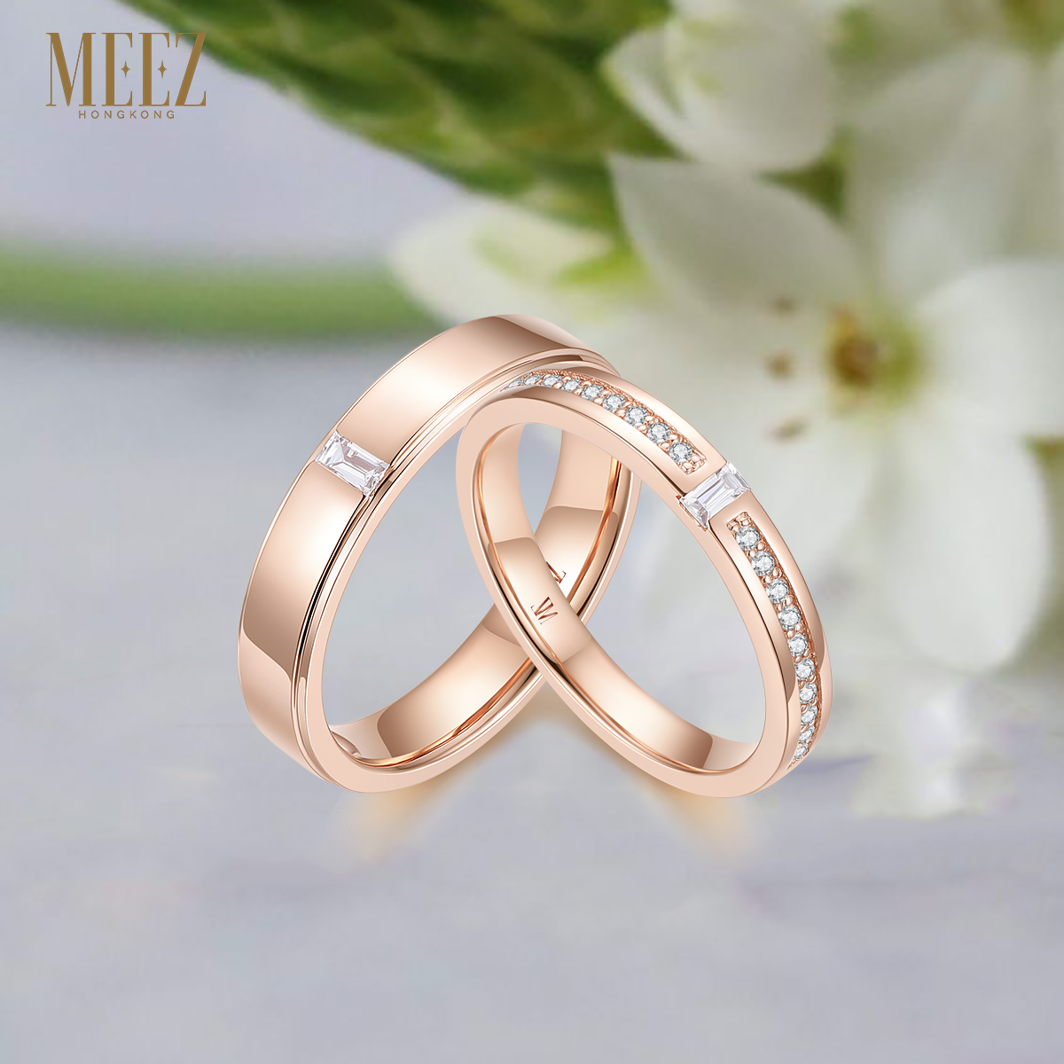 Nhẫn cưới trơn vàng 18k nổi bật với vẻ đẹp đơn giản nhưng thanh lịch