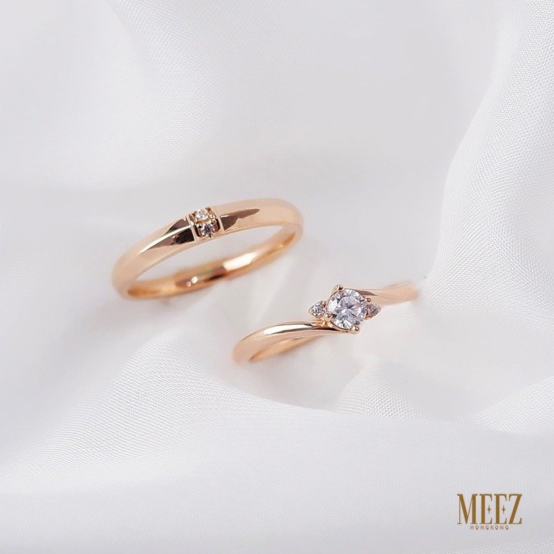Nhẫn cưới trơn vàng 18k nổi bật với vẻ đẹp đơn giản nhưng thanh lịch