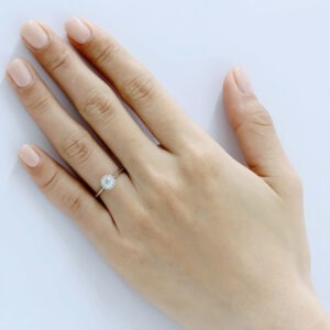 Nhẫn cầu hôn Dusty Rose