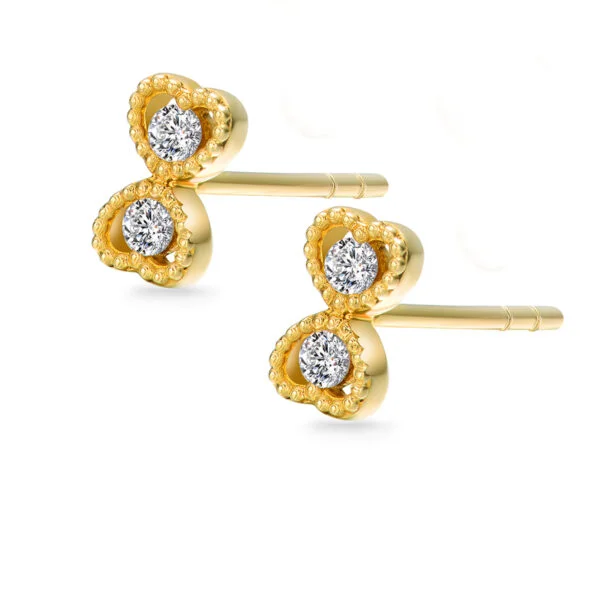 Bông tai nữ vàng 24k biểu tượng của sự nữ tính, ngọt ngào 2