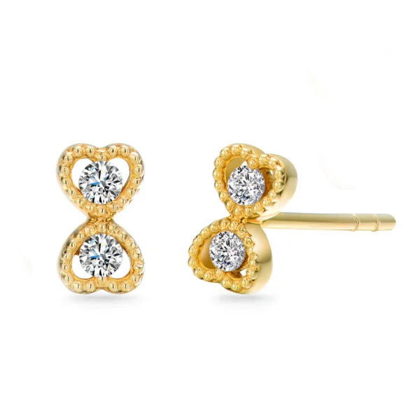 Bông tai nữ vàng 24k biểu tượng của sự nữ tính, ngọt ngào