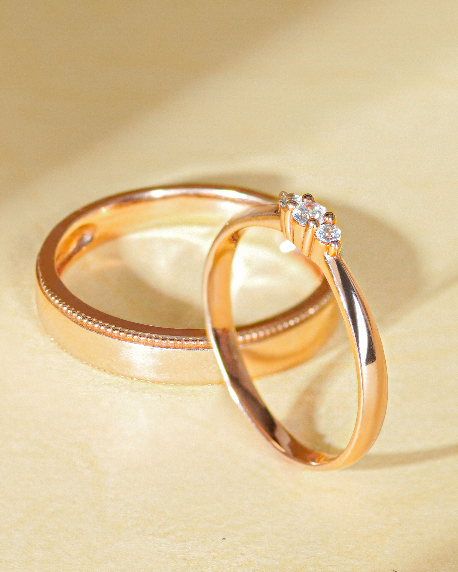 Nhẫn cặp vàng 24k biểu tượng của tình yêu và sự kết nối