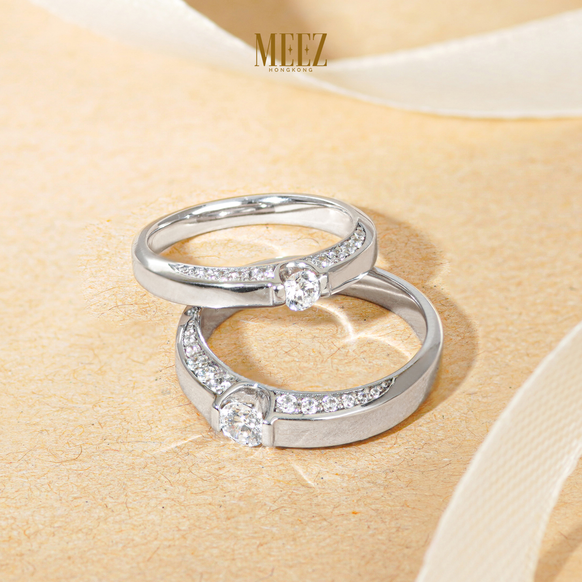 Nhẫn cưới vàng trắng 18k: Giá cả và chất lượng vàng 18k