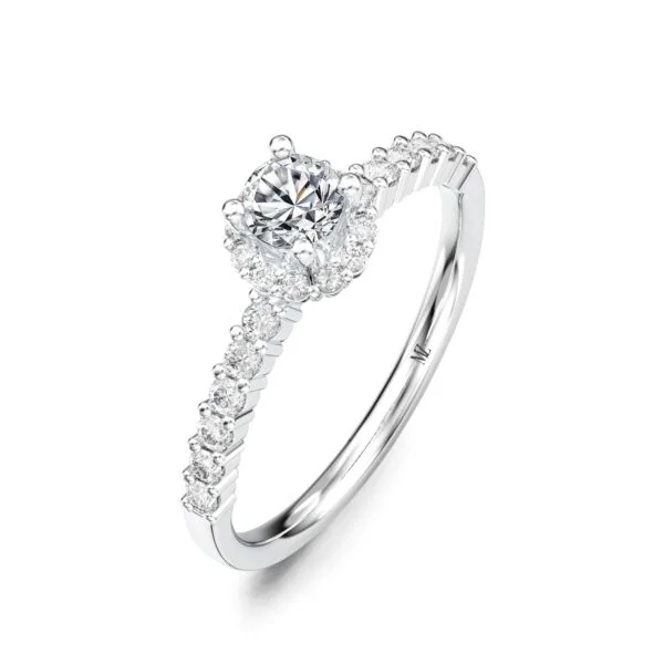 Nhẫn hột xoàn nữ vàng 18k sự lựa chọn hoàn hảo cho phái đẹp