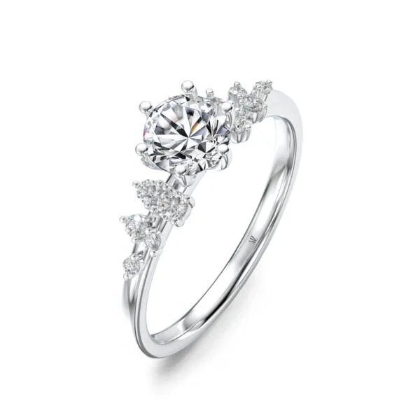 Nhẫn hột xoàn nữ vàng 18k sự lựa chọn hoàn hảo cho phái đẹp