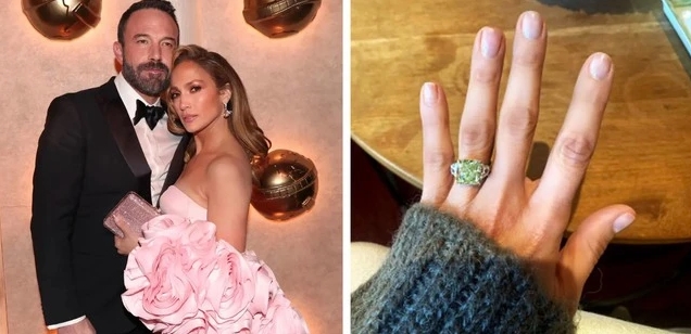 Chiếc nhẫn kim cương xanh của Jennifer Lopez
