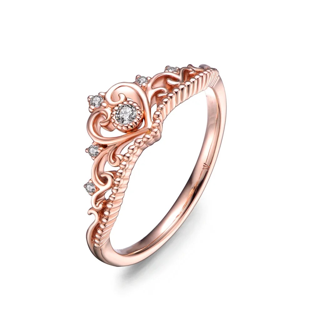 Nhẫn trơn nữ vàng 18k sự thanh lịch tối giản đầy quyến rũ