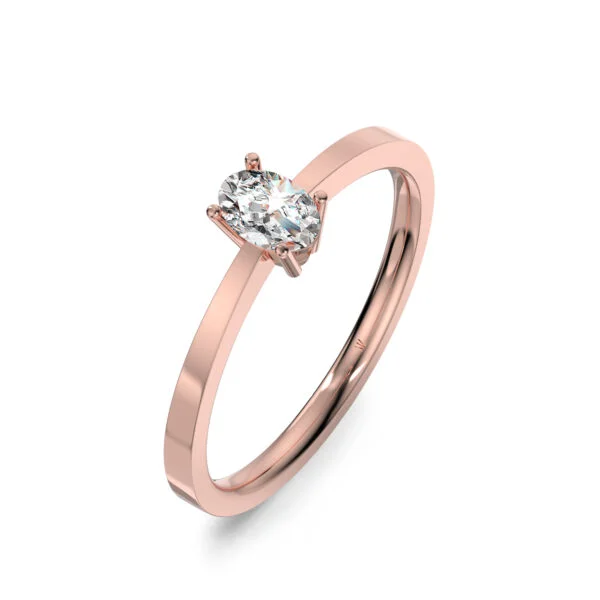 Nhẫn trơn nữ vàng 18k sự thanh lịch tối giản đầy quyến rũ