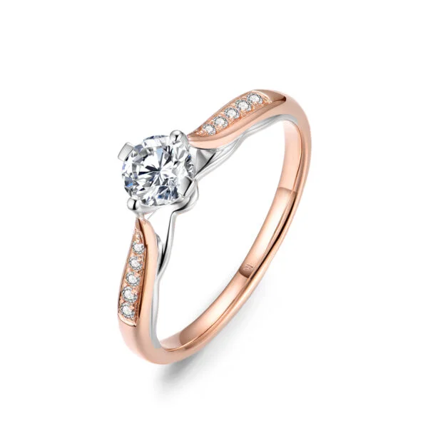 Nhẫn trơn nữ vàng 18k sự thanh lịch tối giản đầy quyến rũ