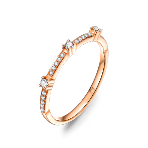 Nhẫn vàng 14k nữ đơn giản nhưng đầy cuốn hút sang trọng tinh tế