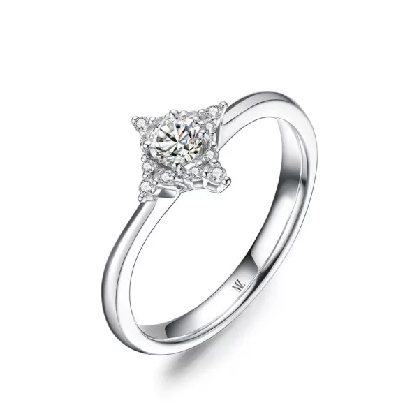 Nhẫn vàng 18k nữ dễ thương điểm nhấn ngọt ngào cho phái đẹp