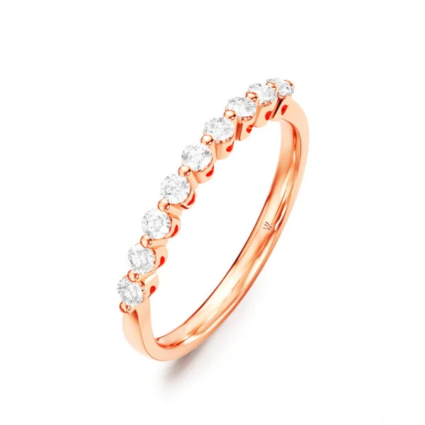 Nhẫn vàng nữ 18k 1 chỉ sang trọng và quyến rũ trong từng chi tiết